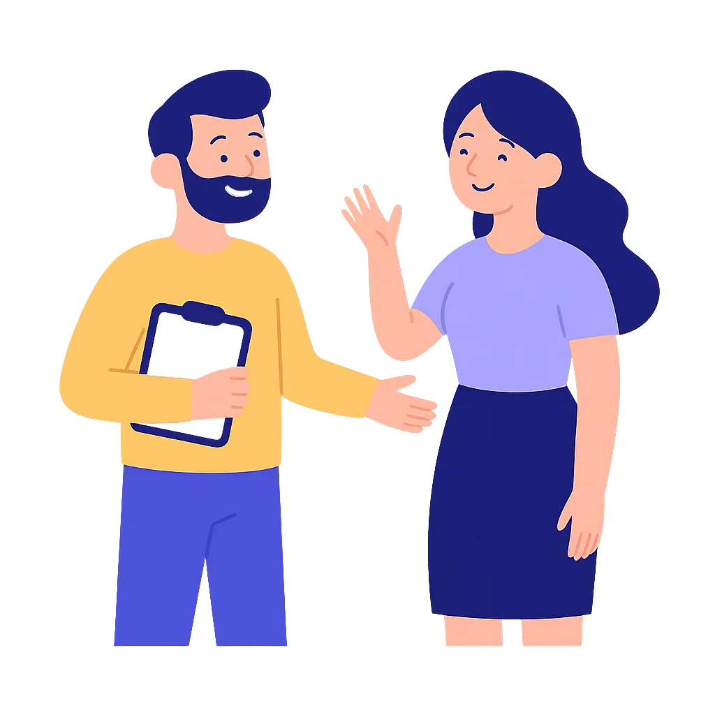 Conseiller en assurance santé discutant avec un client — ADS Assurance