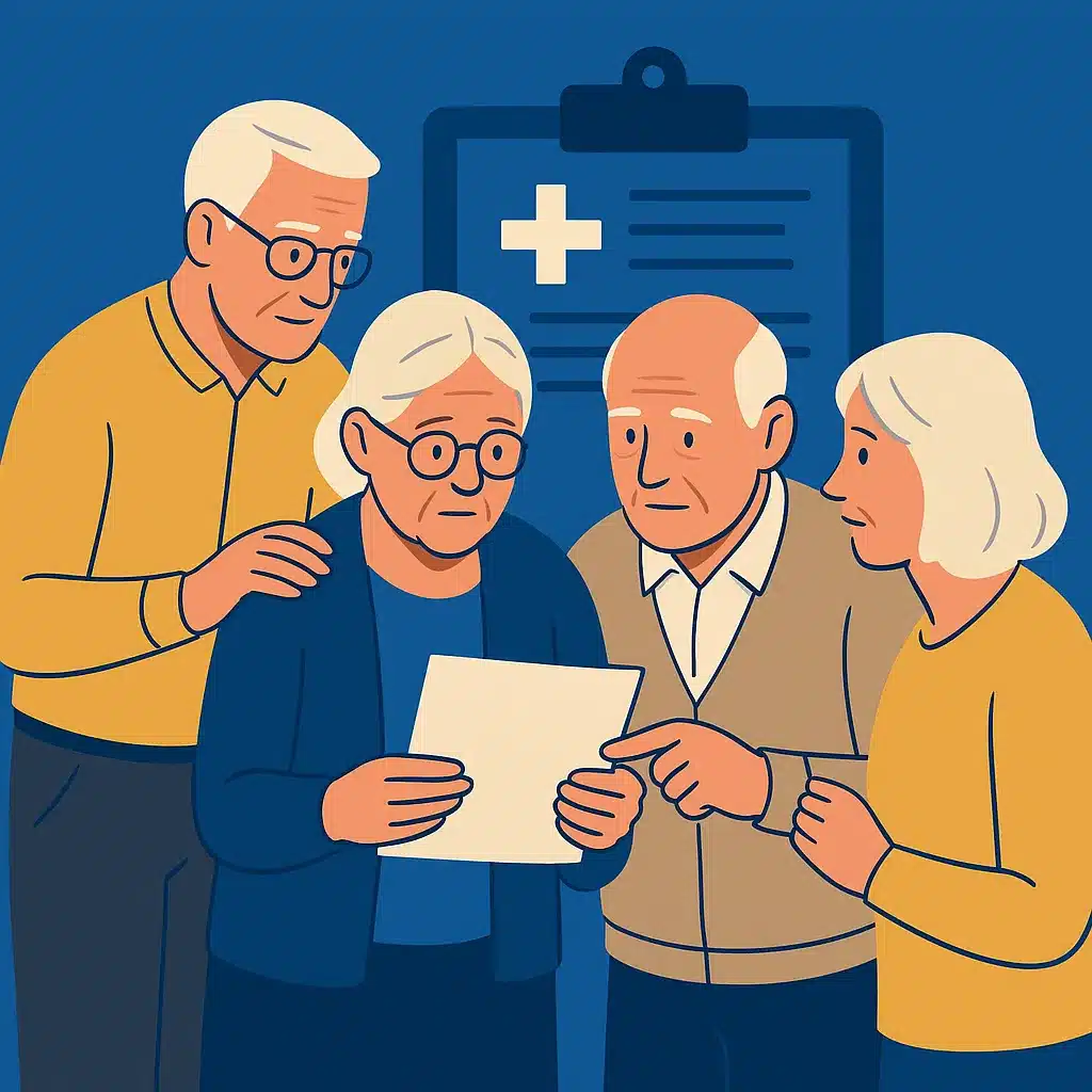 retraités à petit revenu bénéficiant d’aides santé en 2025